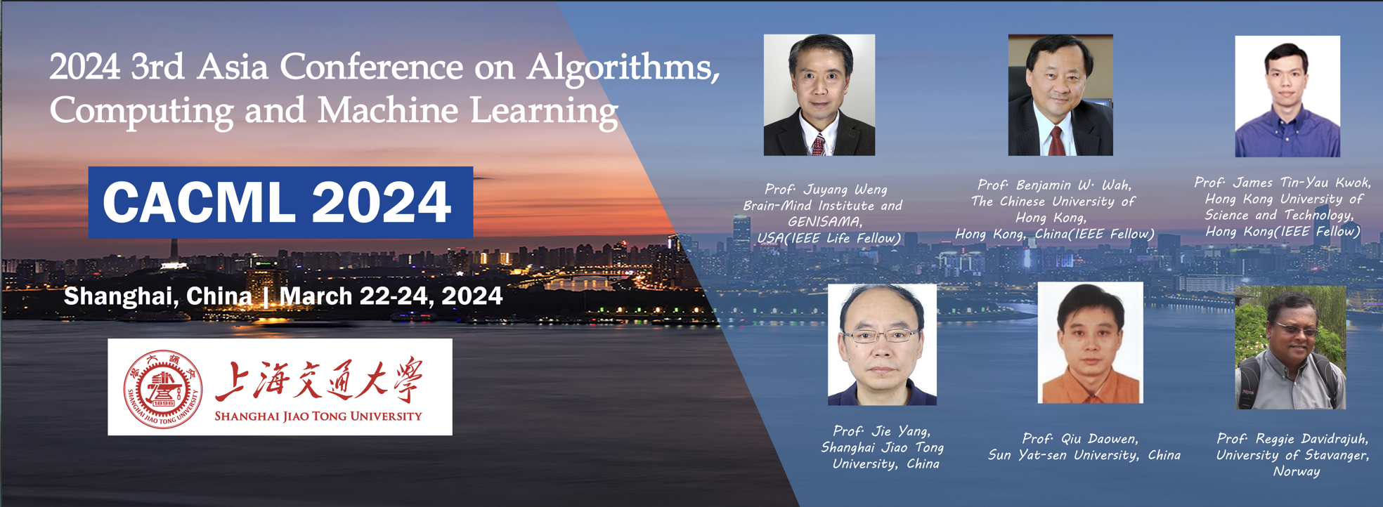 2024 3rd Asia Conference on Algorithms, Computing and Machine Learning (CACML 2024), Shanghai, China,Shanghai,China