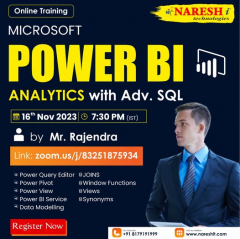Power BI online training - Naresh IT