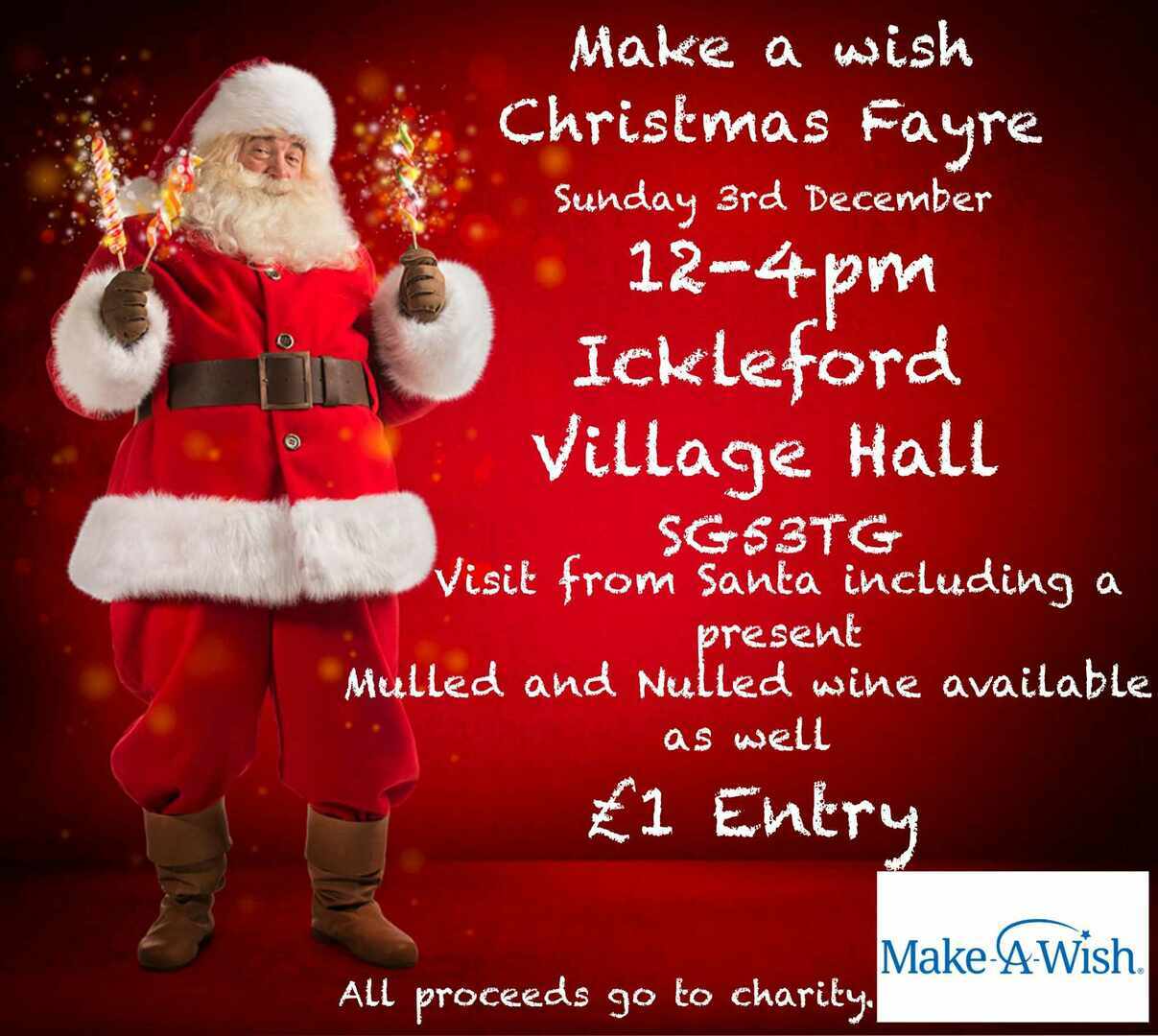 Make a Wish Charity Christmas Craft Fayre, Hitchin, England, United Kingdom
