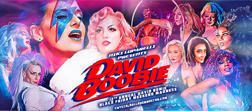 12th Annual David Boobie★ David Bowie Black Friday Weekend 11/24 and 11/25 Crystal Ballroom Somerville, Somerville, Massachusetts, United States