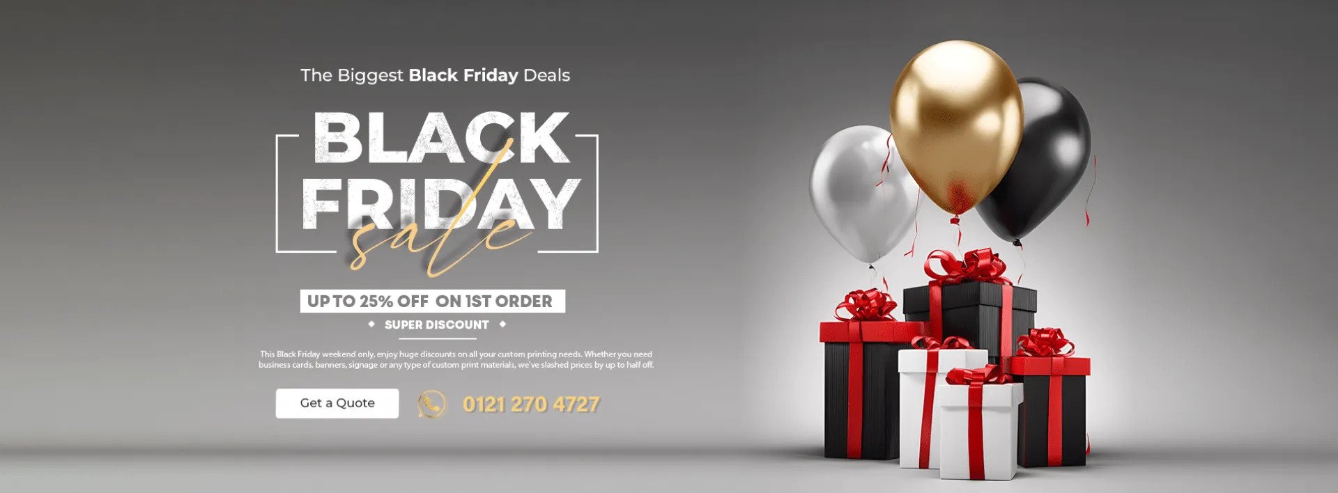 Black Friday SALE on Custom packaging and Printing, Online Event