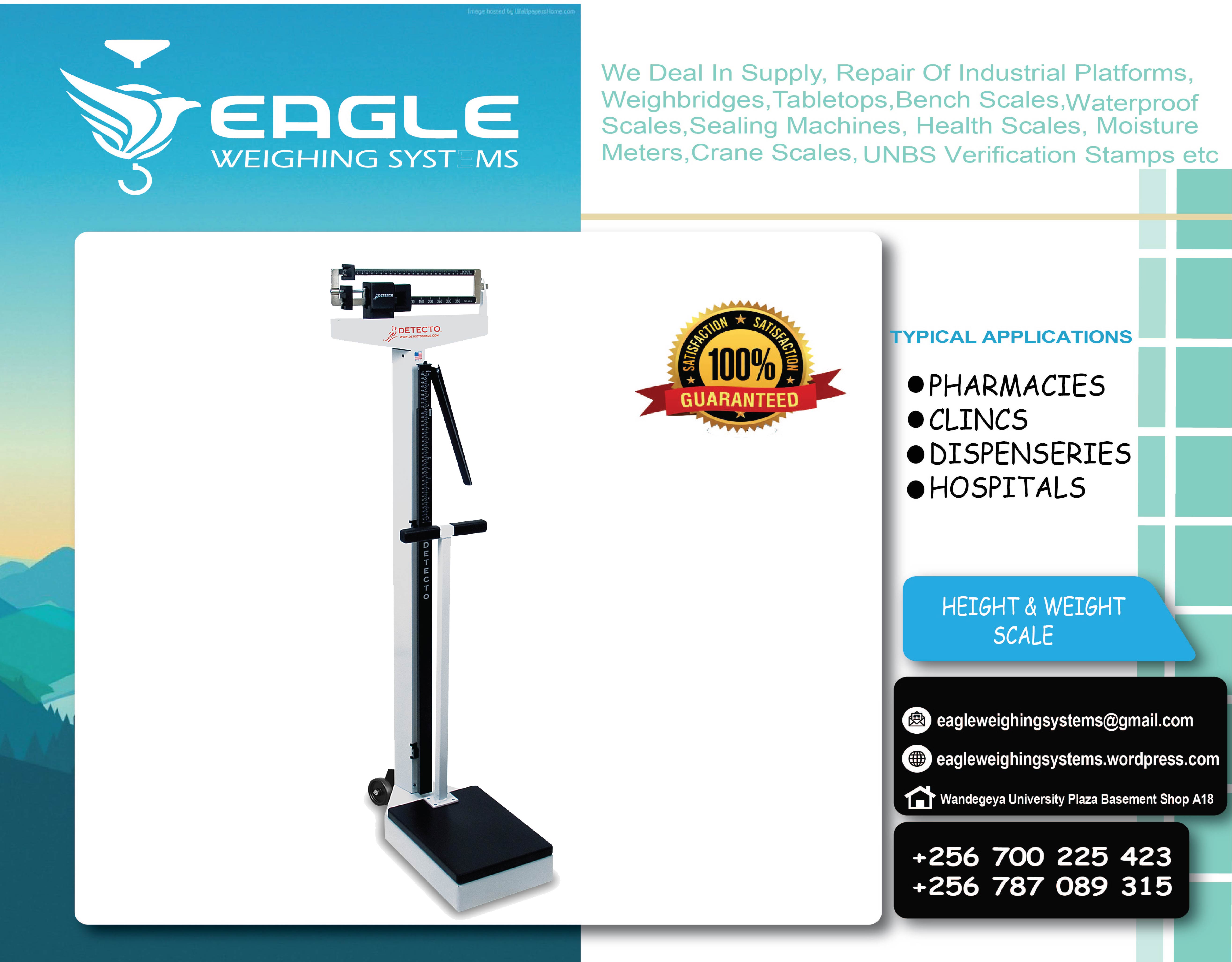 Digital Height and weight hospital health Scale, Kampala Central Division, Central, Uganda