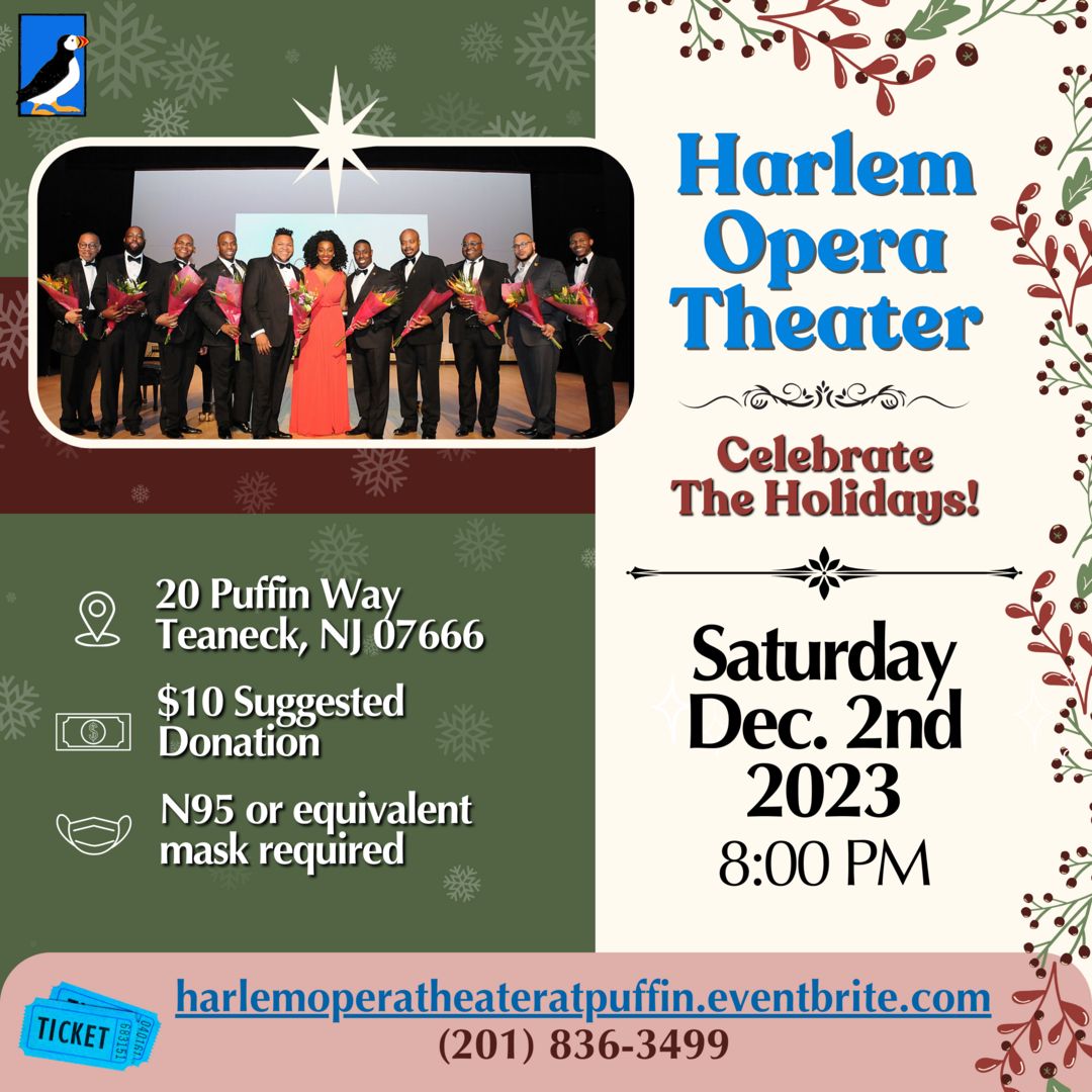 Harlem Opera Theater: Celebrate the Holidays!, Teaneck, New Jersey, United States