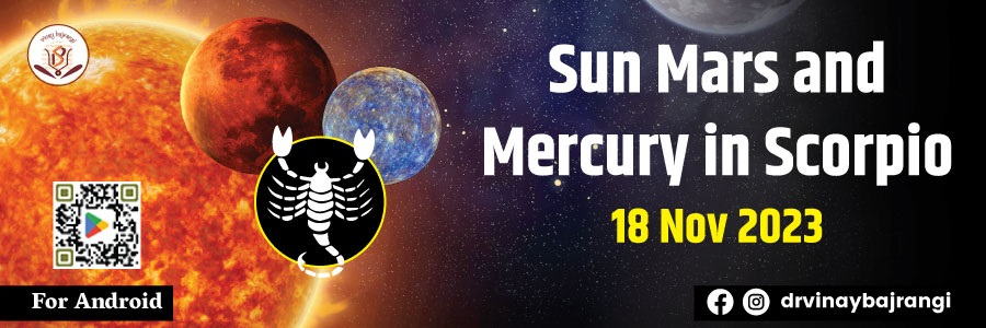 Sun Mars and Mercury in Scorpio, Online Event