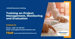 Training on Project Management, Monitoring and Evaluation
