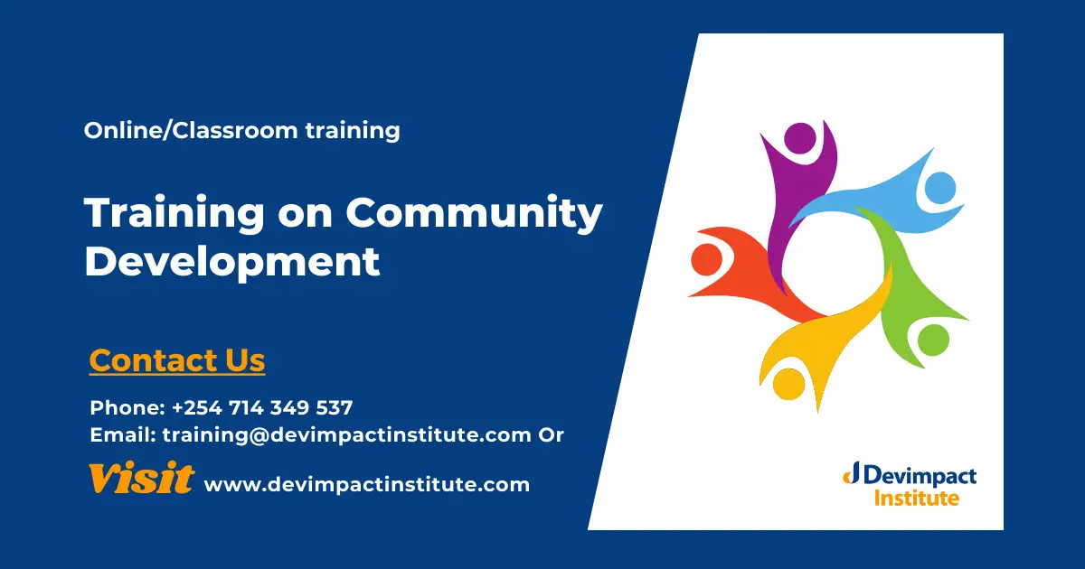 Training on Community Development, Devimpact Institute, Nairobi, Kenya