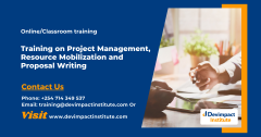 Training on Project Management, Resource Mobilization and Proposal Writing