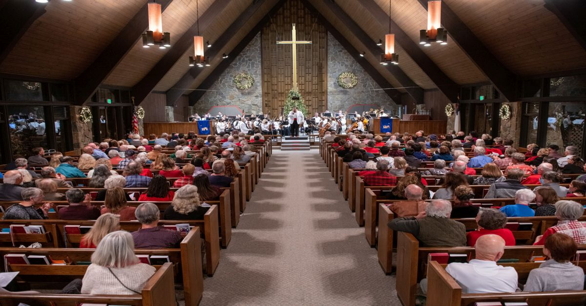 Pops Orchestra Christmas concert, Lompoc, California, United States