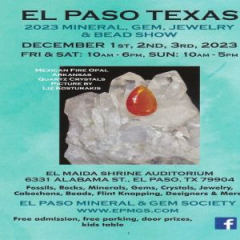 2023 EL PASO MINERAL, GEM, JEWELRY AND BEAD SHOW
