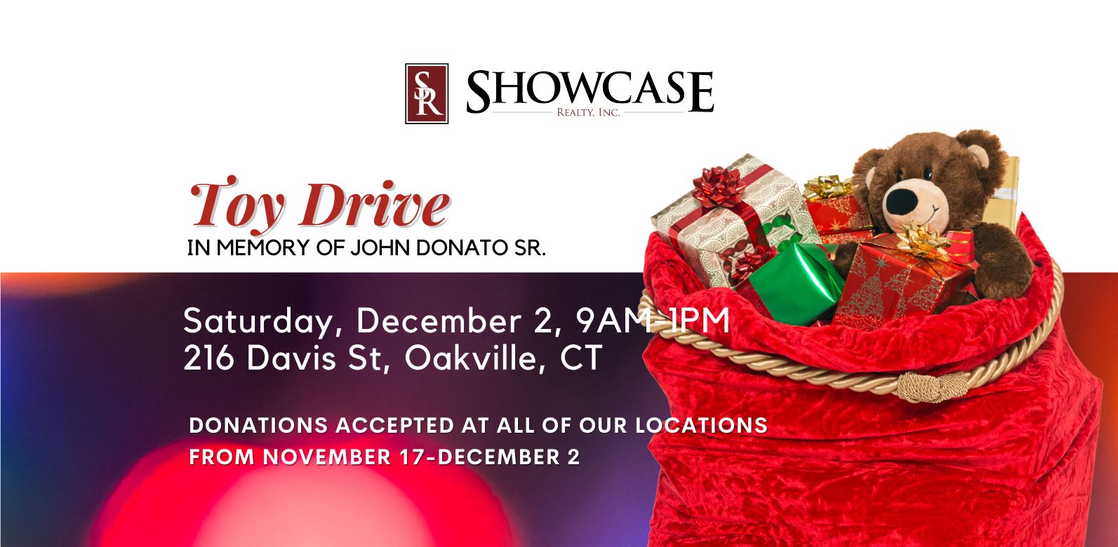 Showcase Realty Annual Toy Drive, Watertown, Connecticut, United States
