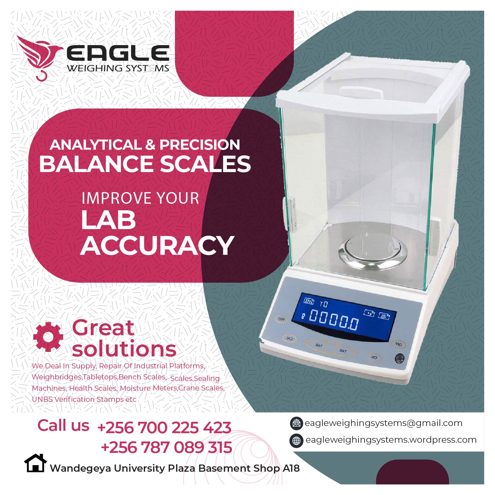 School laboratory weighing scale, Kampala Central Division, Central, Uganda