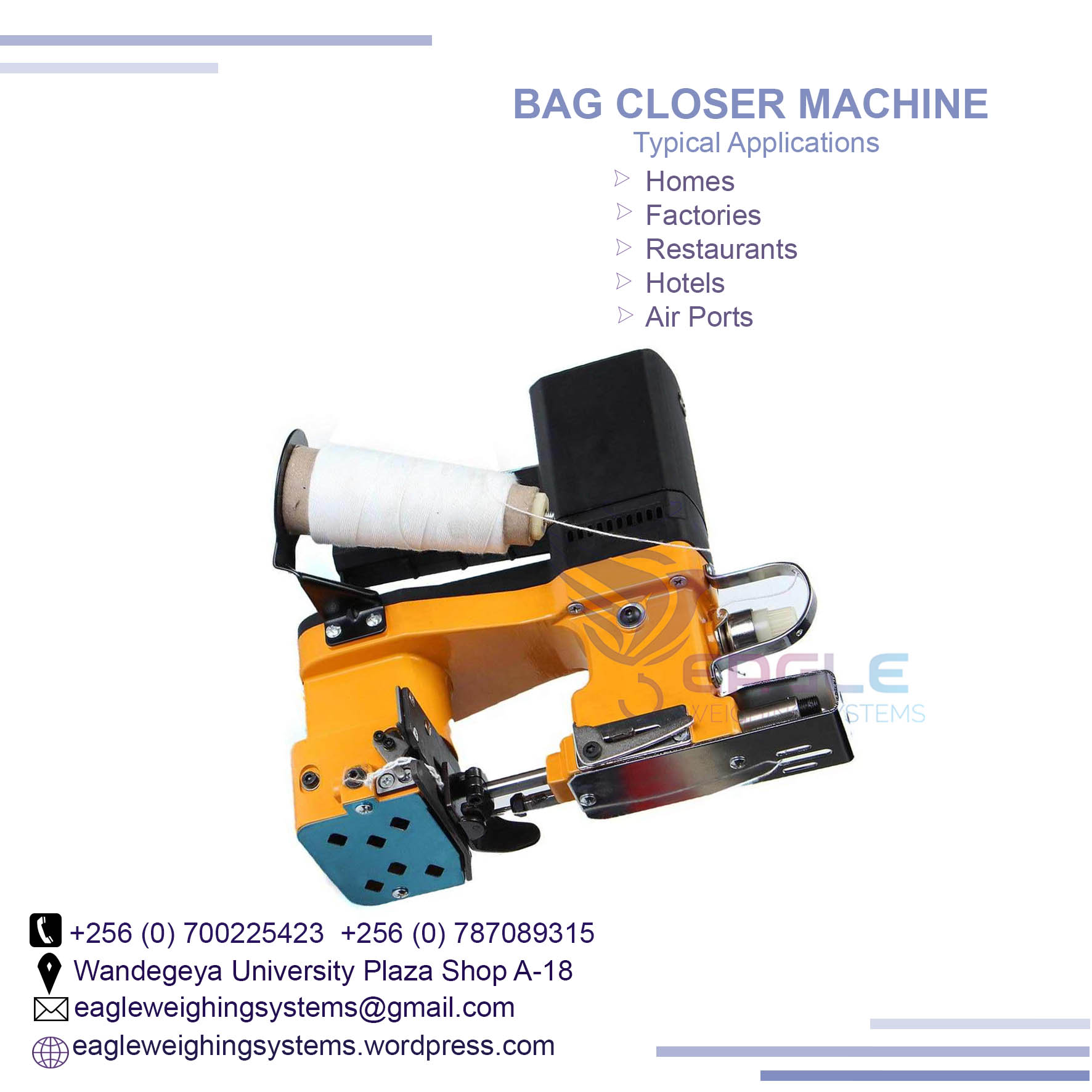 Bag Mini Sewing Machine Electric bag closer Wandegeya, Kampala Central Division, Central, Uganda