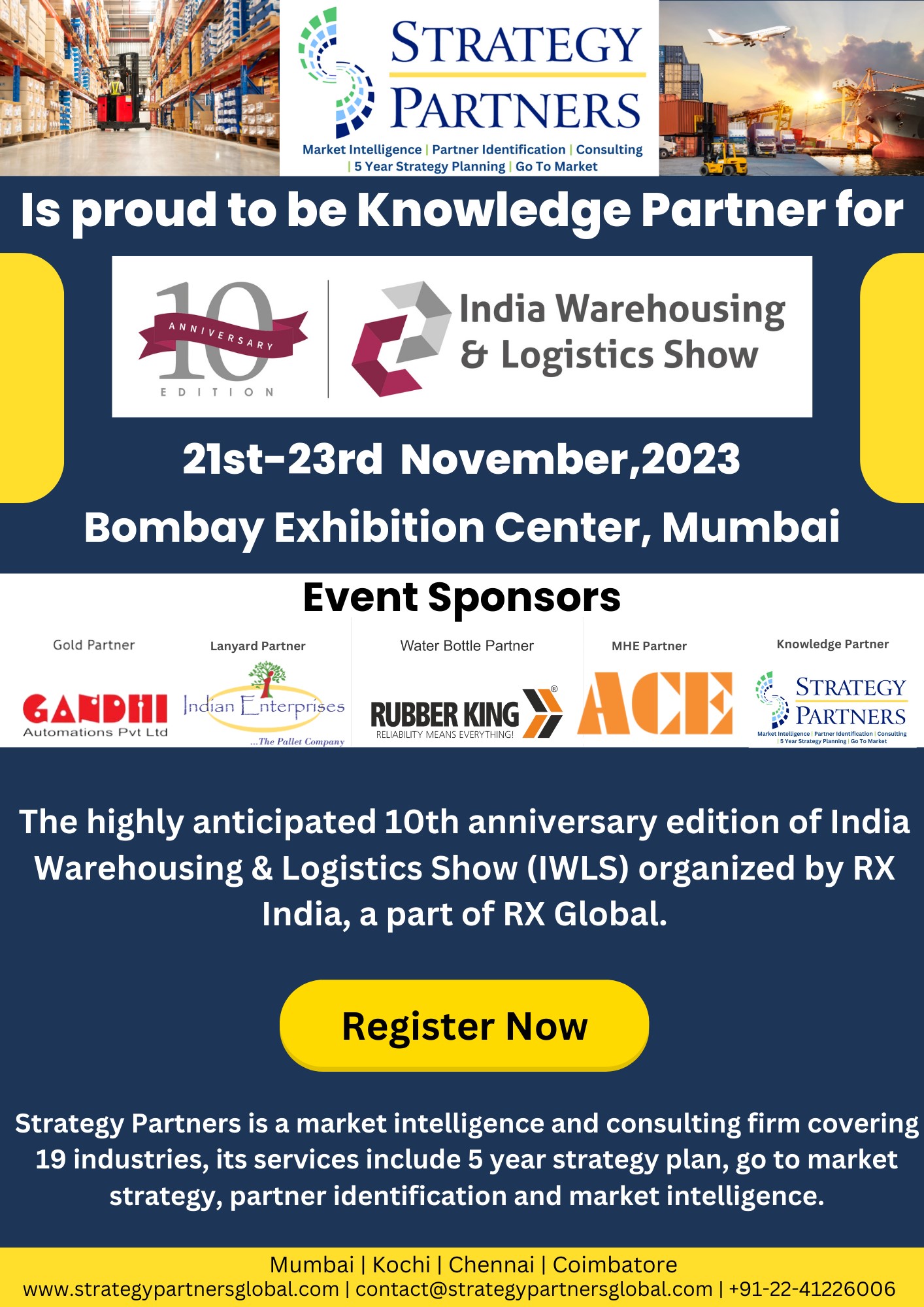 India warehousing , logistics Show, Mumbai, Maharashtra, India