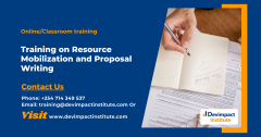 Training on Resource Mobilization and Proposal Writing