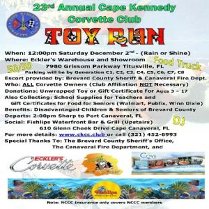 23rd Annual Corvette Toy Run, Titusville, Florida, United States
