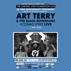 CLF 20 Year Anniversary Weekender Launch with Art Terry and The Black Bohemians and Cosmo Pyke (Live)