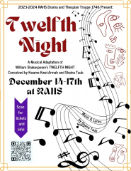 "Twelfth Night" Dec. 14-17 at Roseville Area High School