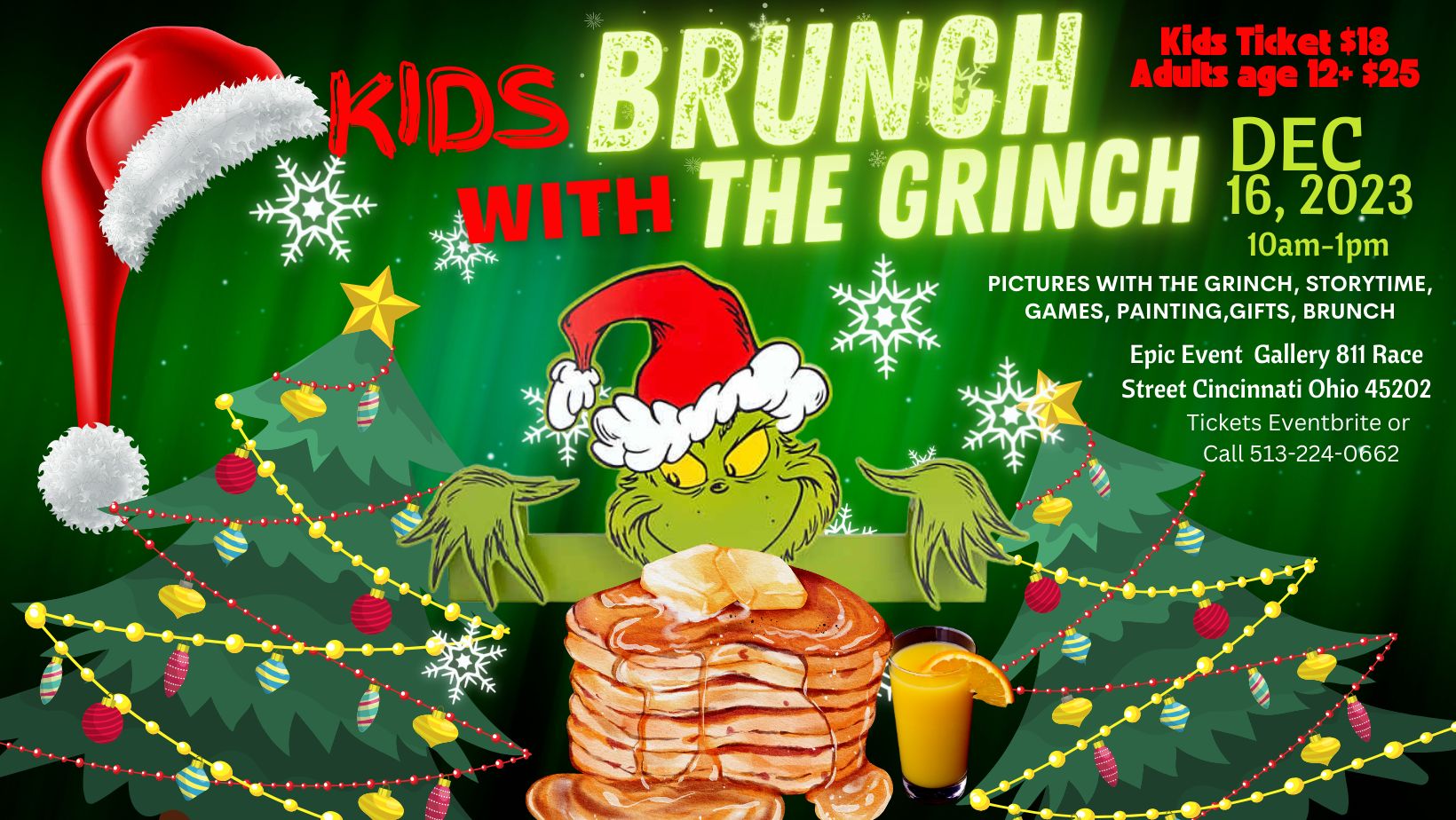 Kids Brunch with The Grinch, Cincinnati, Ohio, United States