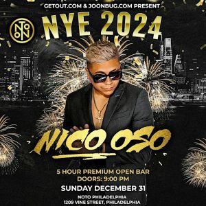 NOTO Nightclub NYE Party 2024, Philadelphia, Pennsylvania, United States