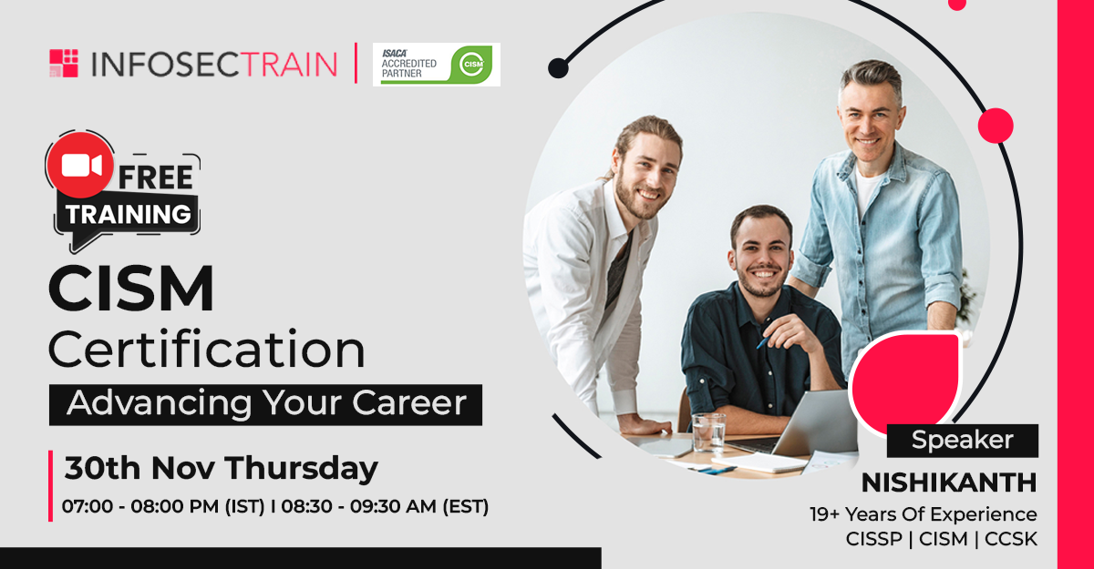 Free Webinar for CISM Certification: Advancing Your Career, Online Event