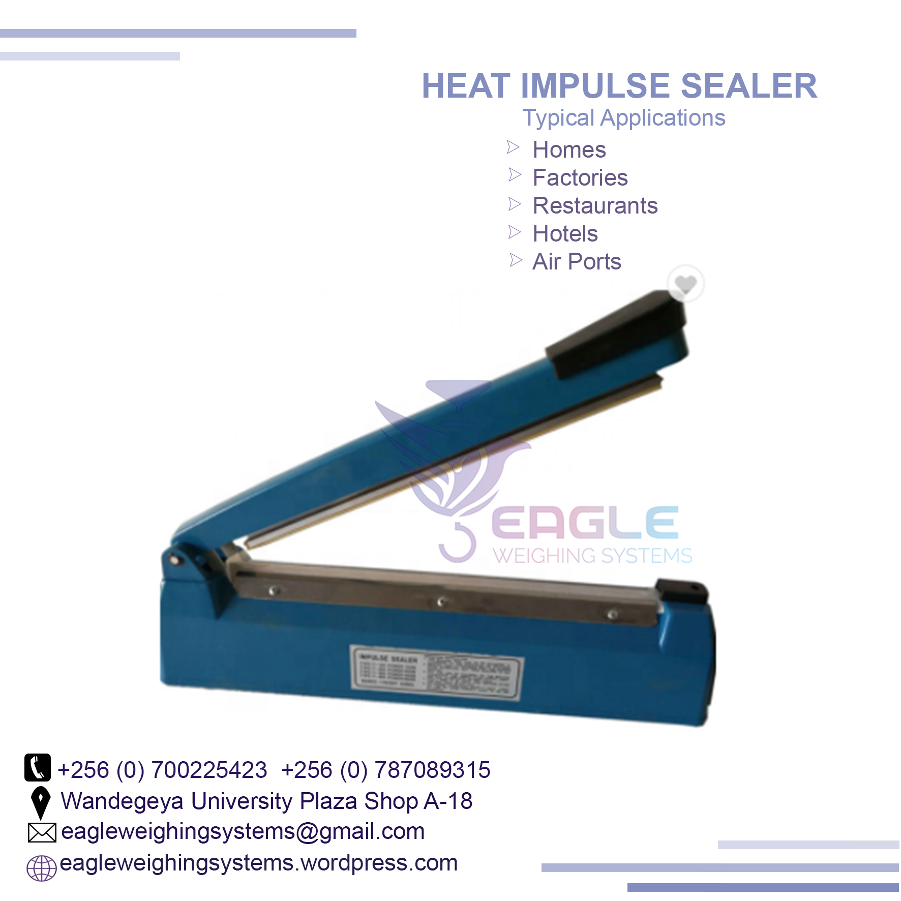 Small Mini Portable Plastic Bag Sealing Machine Heat Hand Impulse Sealer, Kampala Central Division, Central, Uganda