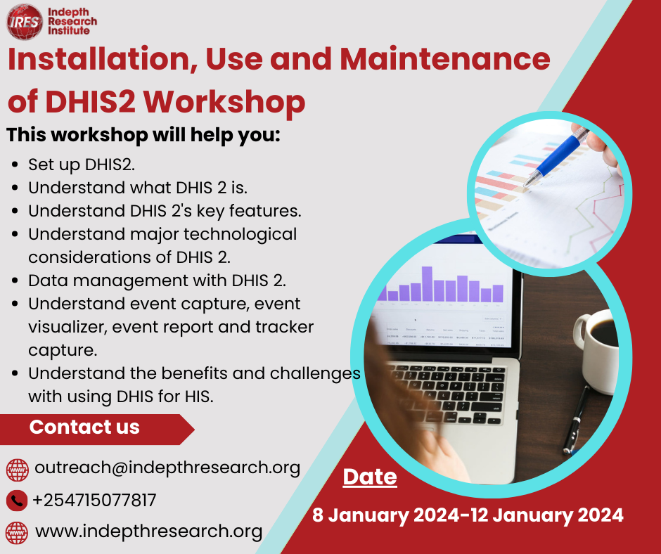 Installation, Use and Maintenance of DHIS2 Course, Nairobi, Kenya