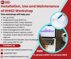 Installation, Use and Maintenance of DHIS2 Course