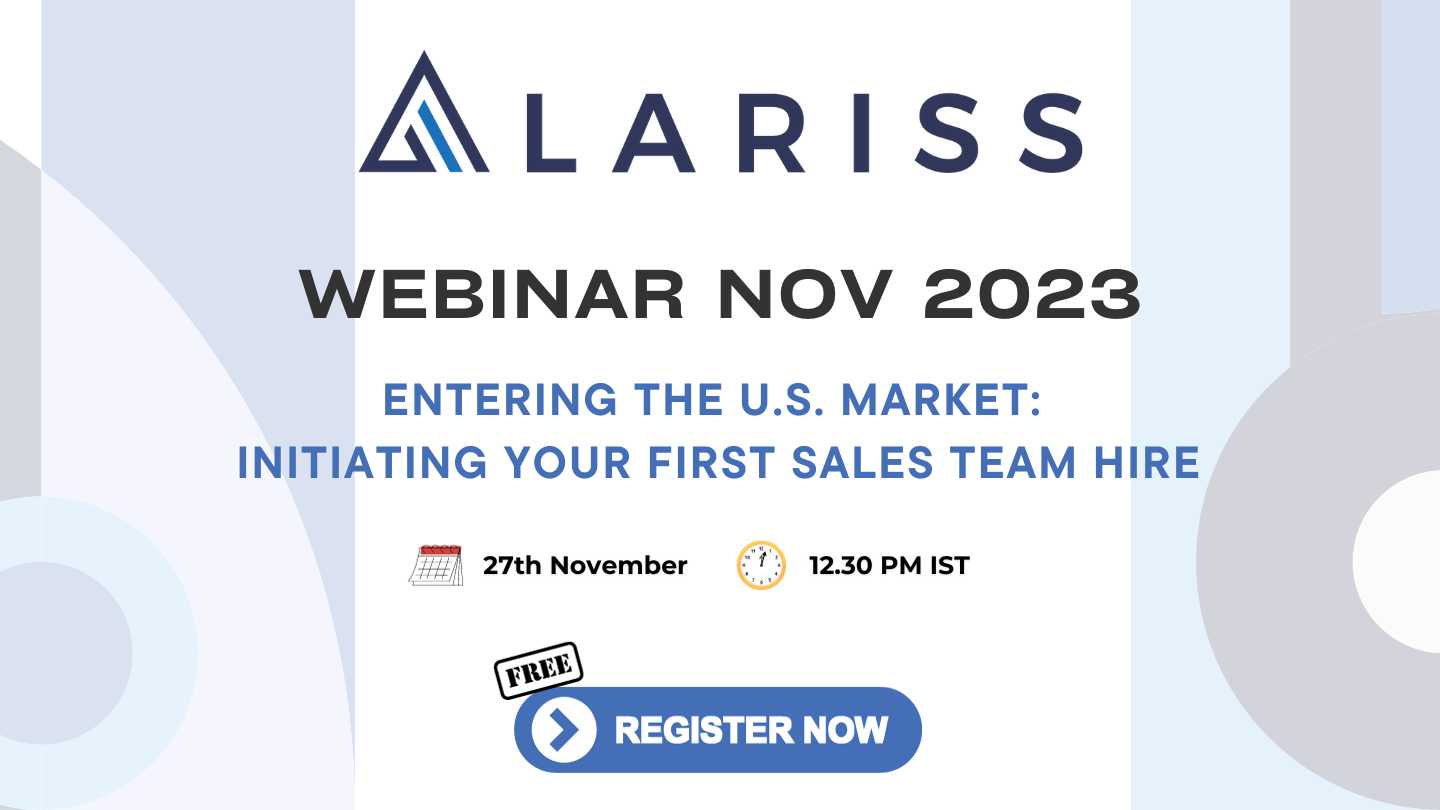 Entering the U.S. Market: Initiating Your First Sales Team Hire, Online Event