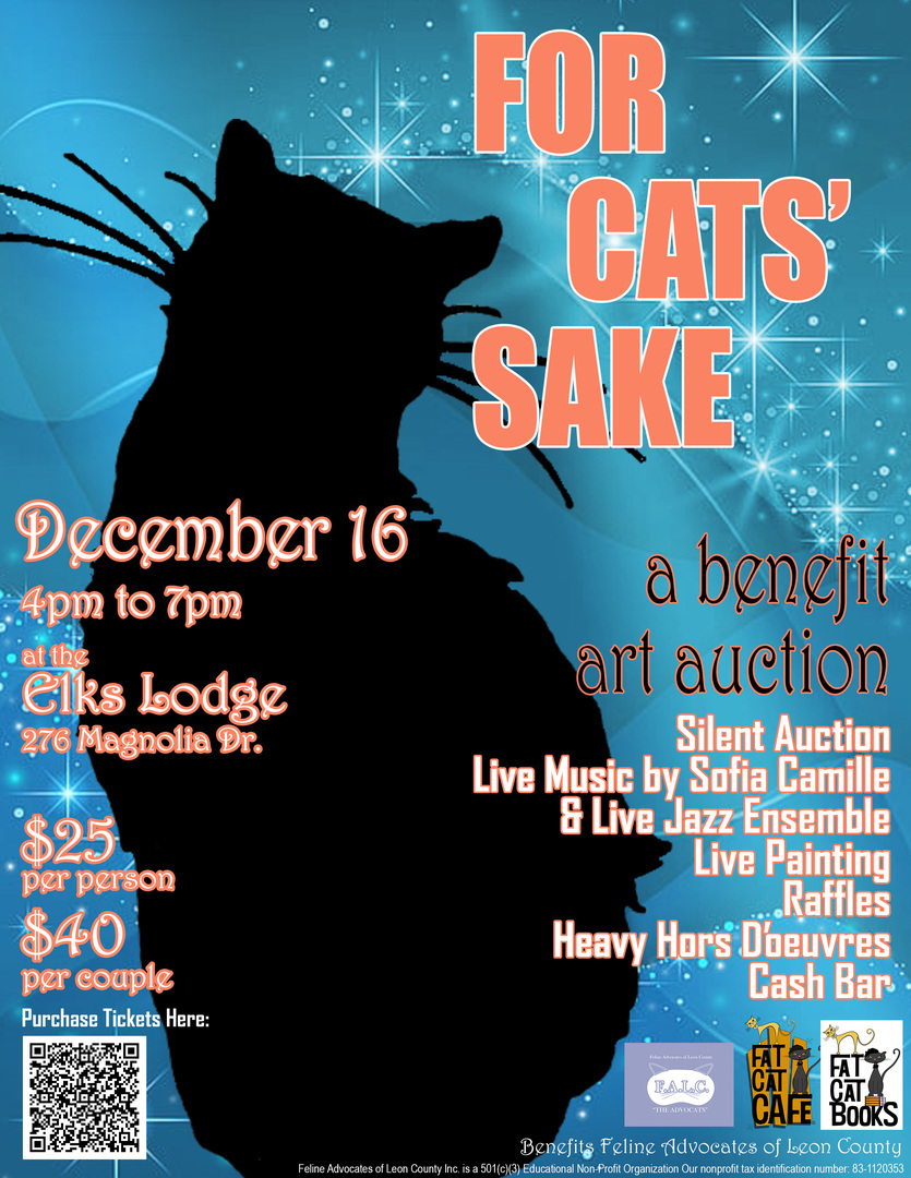 For Cats' Sake Silent Art Auction Benefit, Tallahassee, Florida, United States
