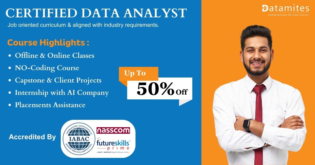 Certified Data Analyst Course In Chennai, Online Event