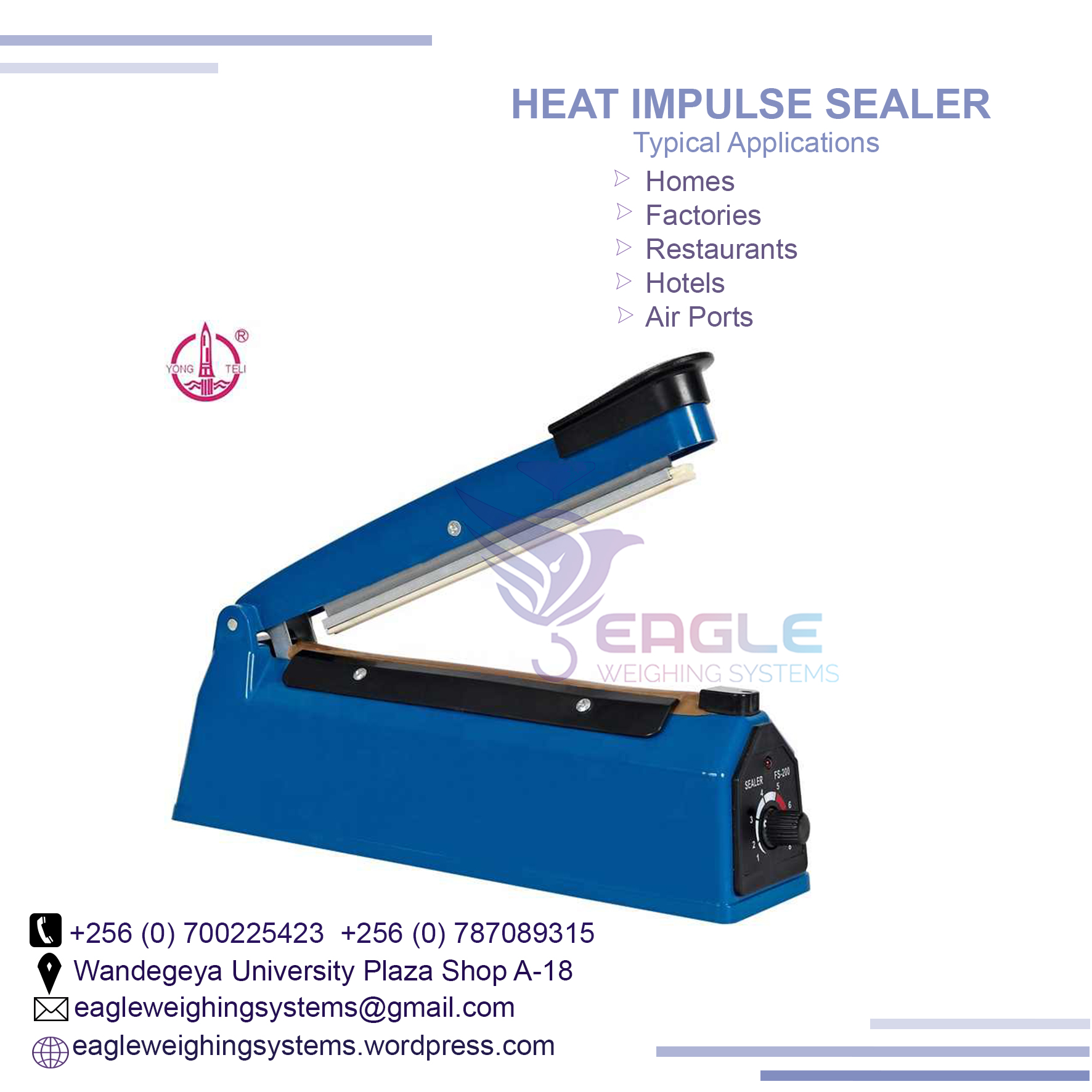 Professional Hand Impulse Heat Sealing Packaging Uganda, Kampala Central Division, Central, Uganda