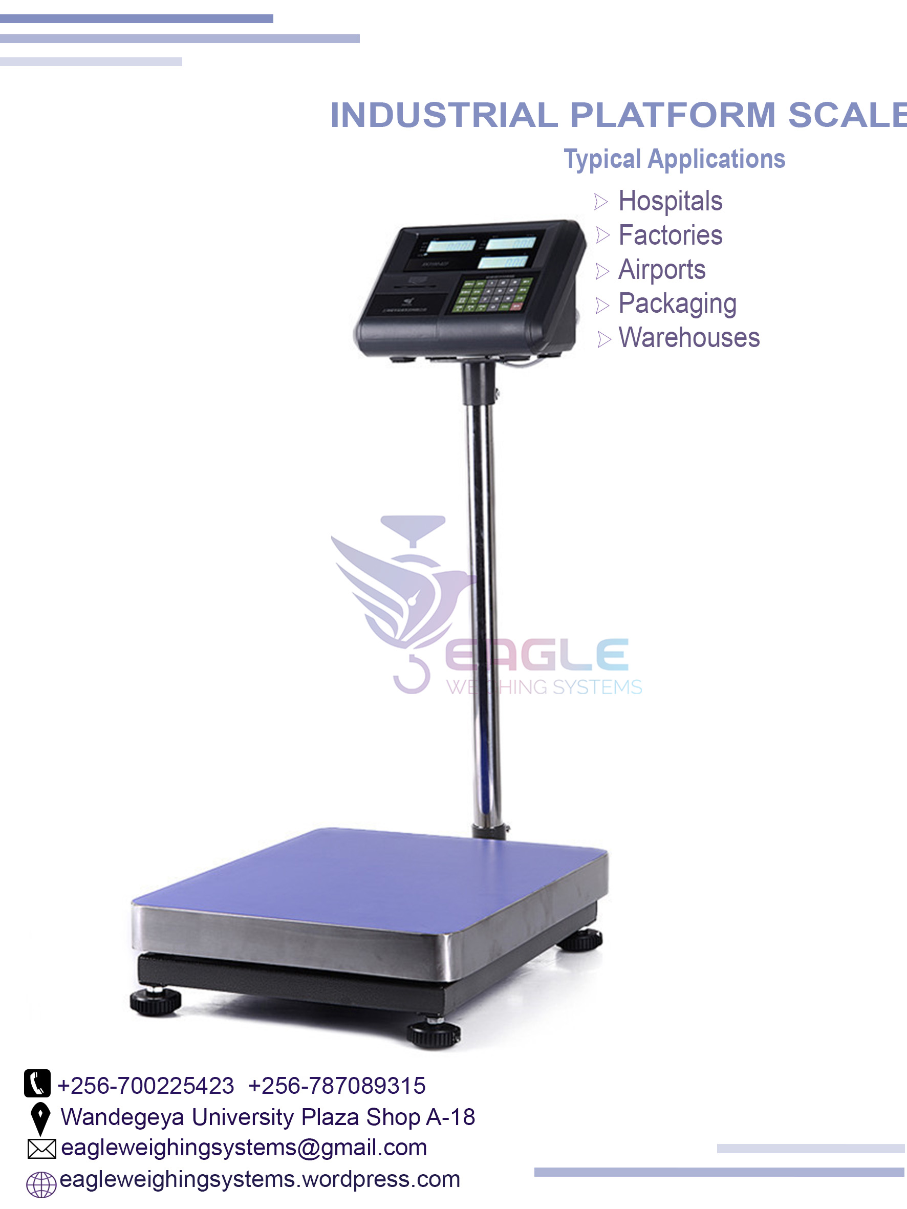 Original Factory Low Price Digital Electronic Platform Industrial Weight Scale, Kampala Central Division, Central, Uganda