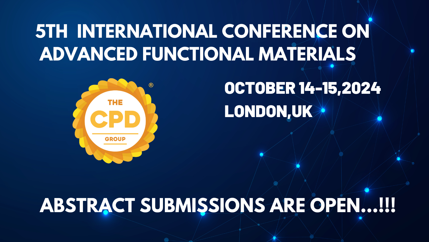 5th International Conference On Advanced Functional Materials, London,UK,London,United Kingdom