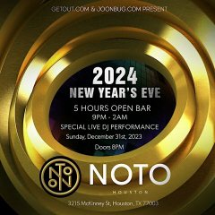 NOTO Nightclub NYE Party 2024.
