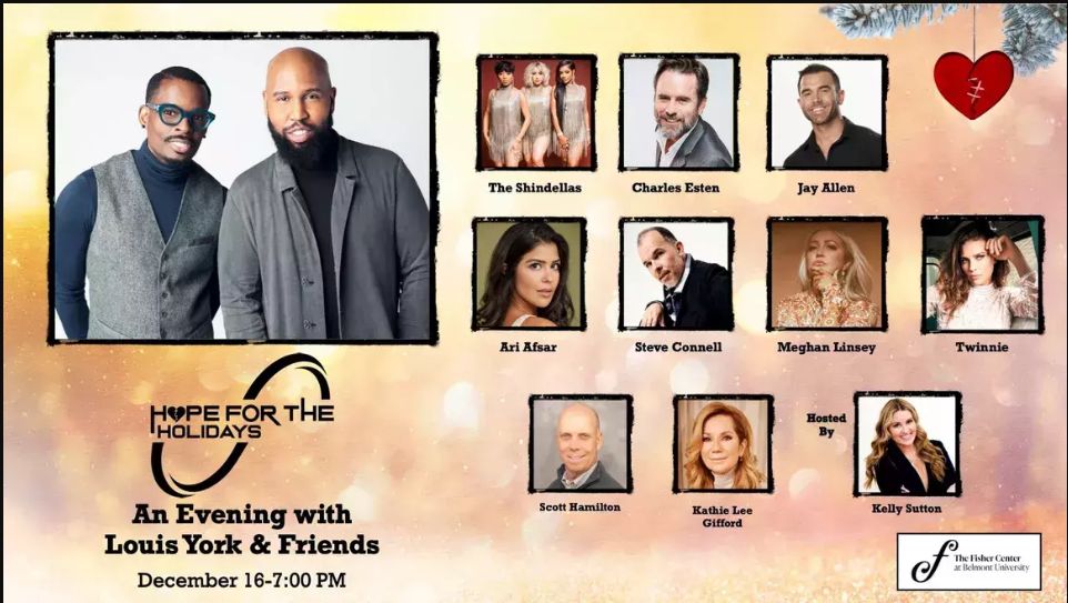 Hope for the Holidays - An Evening with Louis York and Friends, a star-studded benefit show, Nashville, Tennessee, United States