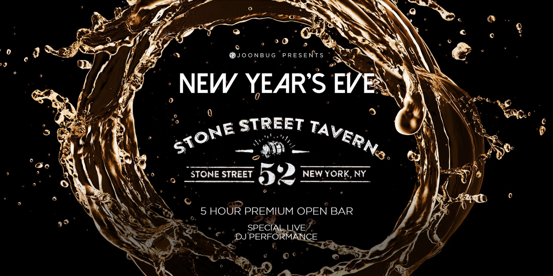 Stone Street Tavern New Years Eve Party 2024, New York, United States