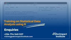 Training on Statistical Data Analysis using R