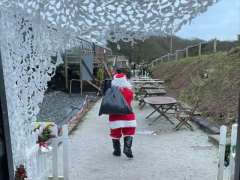 Santa comes to the Helston Railway