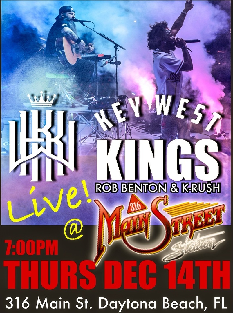 Rob Benton and the Key West Kings Back in Town at Main Street Station, Daytona Beach, Florida, United States