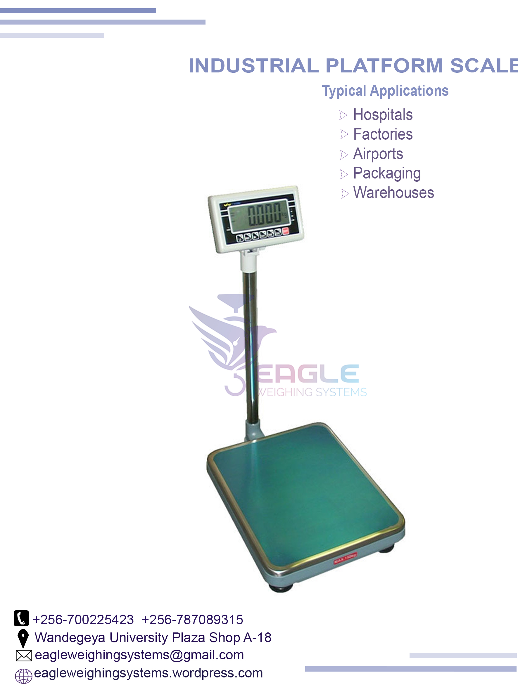 Digital Weighing Pricing Bench Electronic Platform Scale, Kampala Central Division, Central, Uganda
