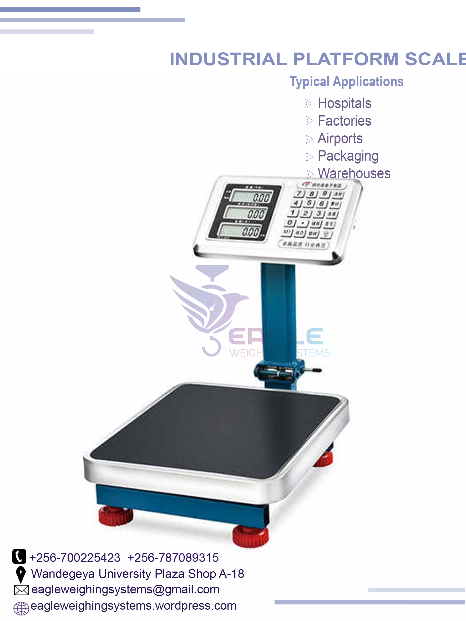 Electronic price platform fruit and vegetable 60kg weighing scale, Kampala Central Division, Central, Uganda