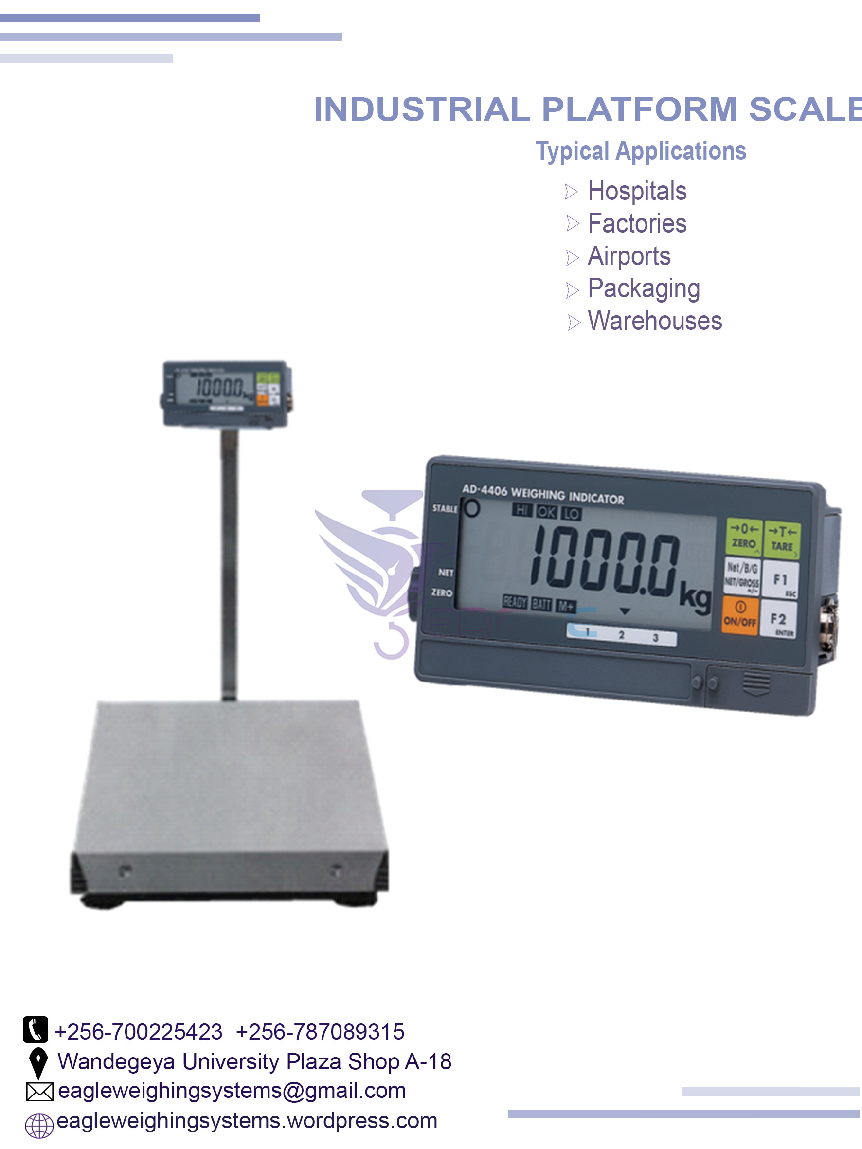 100kg High Quality Fruit Vegetable Weighing Electronic Price Scale with guardrail, Kampala Central Division, Central, Uganda
