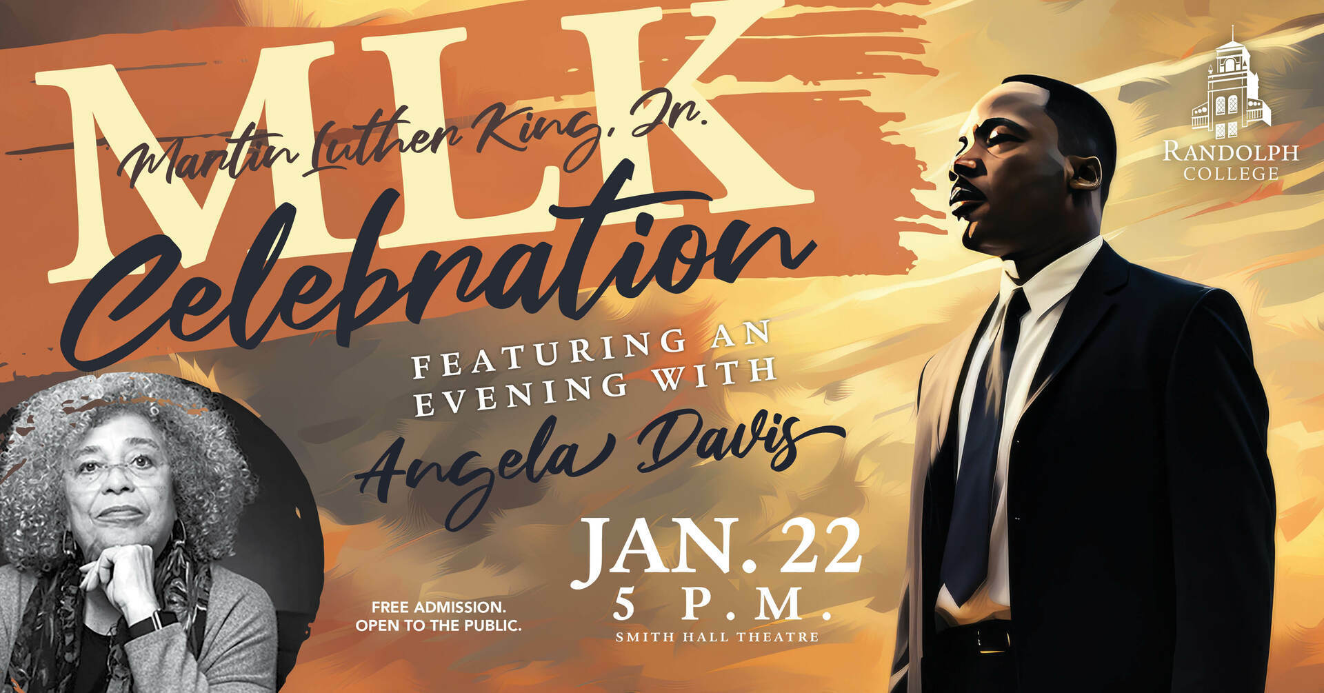 Randolph College's Martin Luther King, Jr. Celebration, featuring An Evening with Angela Davis, Lynchburg City, Virginia, United States