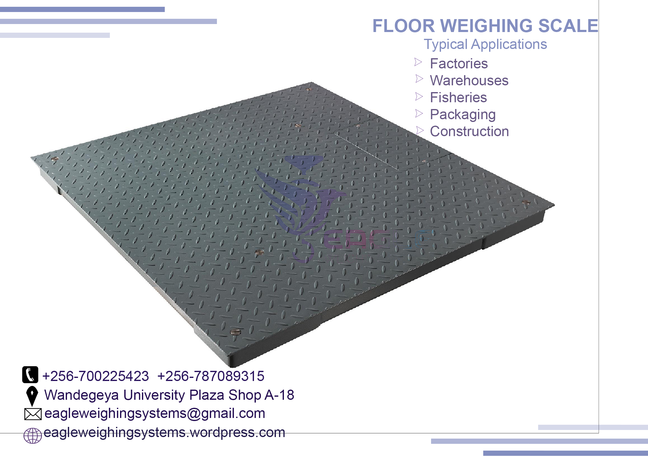 Pharmaceutical Industries floor scale, Kampala Central Division, Central, Uganda