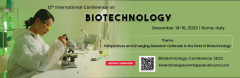 12th International Conference on Biotechnology