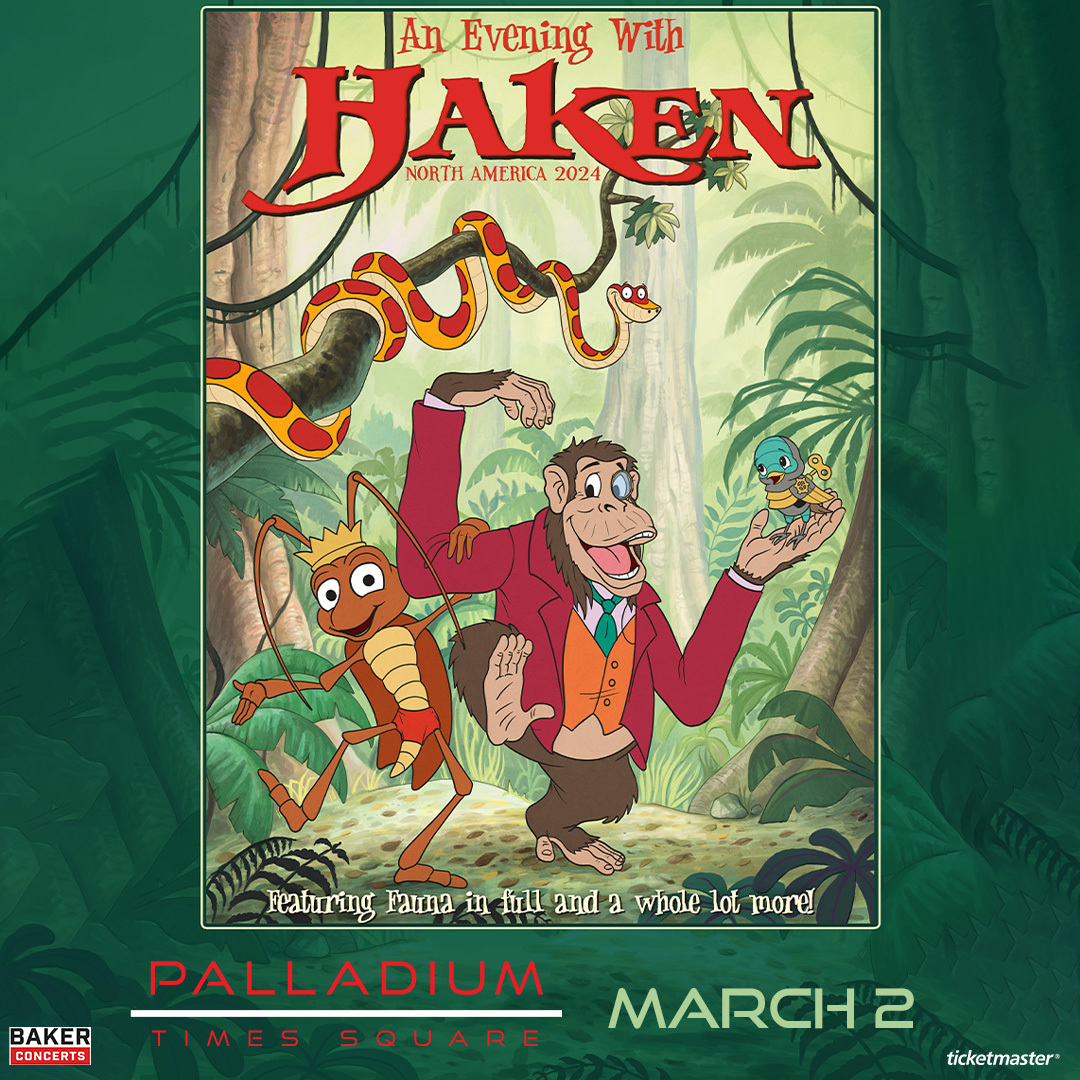 Haken at Palladium Times Square in NYC on March 2nd, 2024 performing the album Fauna and more, New York, United States