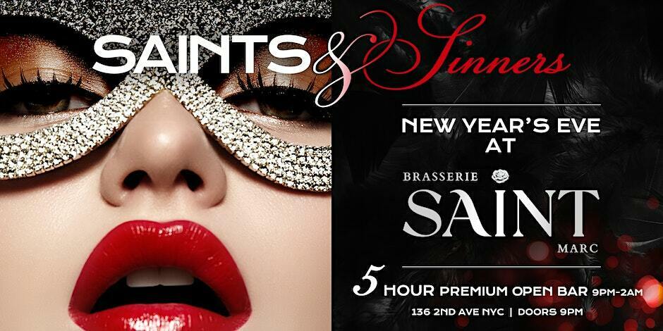 Brasserie Saint Marc New Years Eve Party 2024, New York, United States