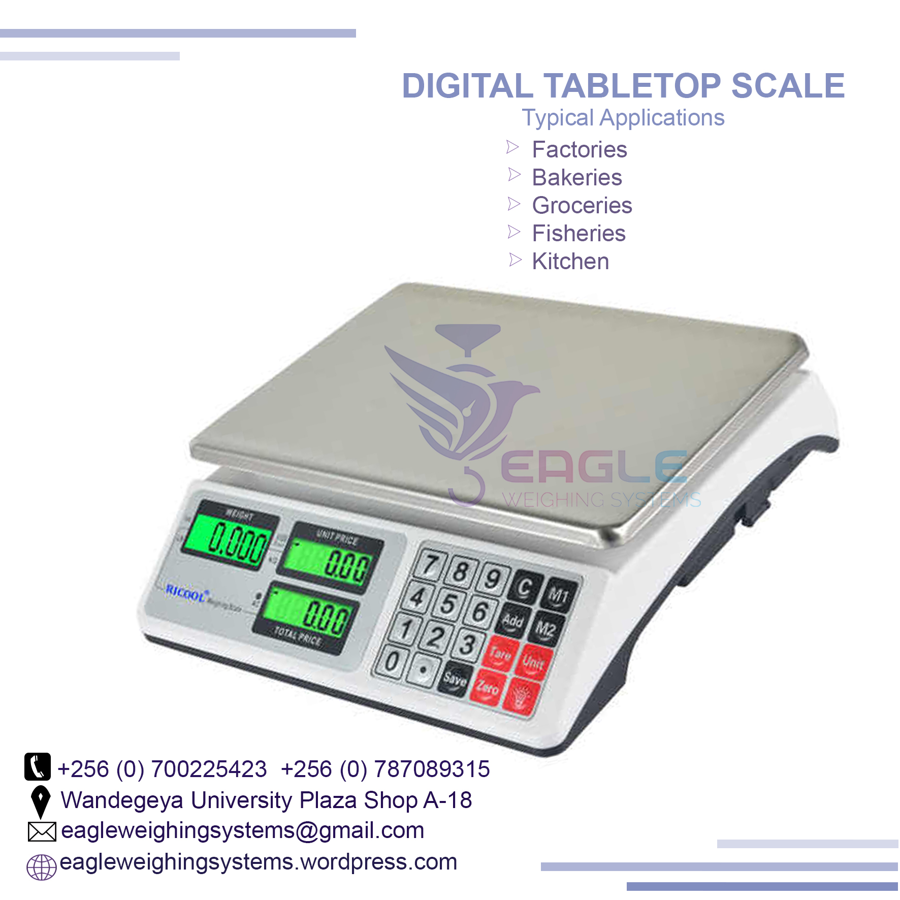 Standard Supplier Wholesale Weighing Scales 30kg, Kampala Central Division, Central, Uganda