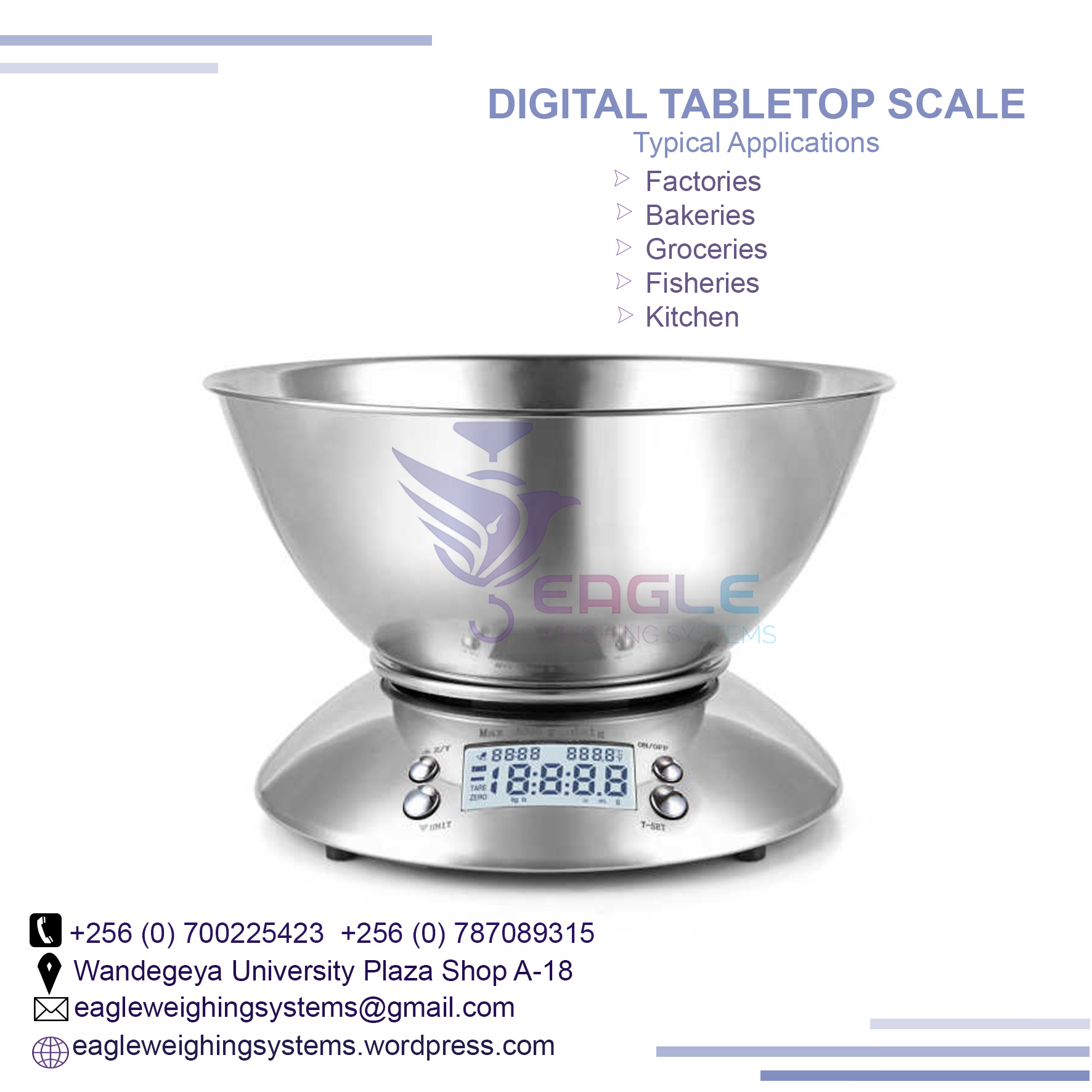 Multifunction Checkweigher 7kg Electronic Balance Kitchen Scale With Bowl, Kampala Central Division, Central, Uganda