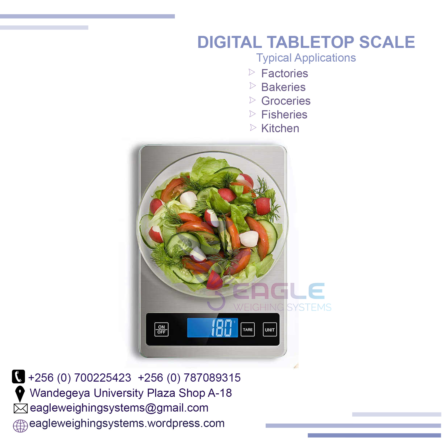 Factory Sale Various Widely Used kitchen food digital weighing scales, Kampala Central Division, Central, Uganda